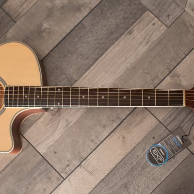 Crafter GAE-6 N Natural Electro Acoustic Guitar image 5
