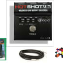 New Radial Engineering HotShot ABo / Balanced Line Output Selector w/ Free Cable, Winder & Pics*