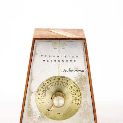 Seth Thomas Transistor Metronome Owned by Frank Cook of Canned Heat image 2