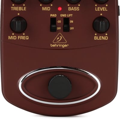 Behringer ADI21 V-Tone Acoustic Driver DI Pedal (5-pack) Bundle for sale