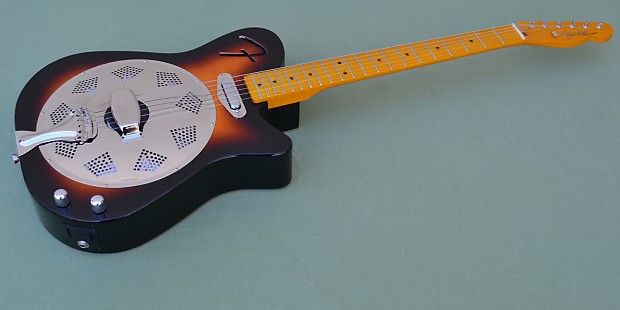 Fender Reso-Tele Acoustic/Electric Resonator  in 3 tone Sunburst image 1