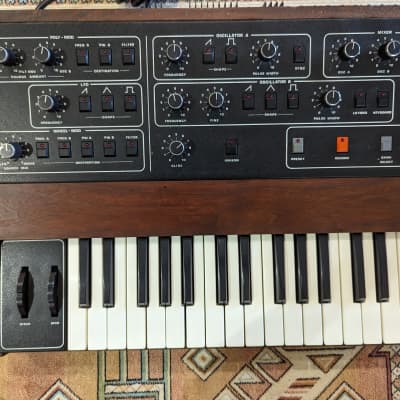 Sequential Prophet 5 Rev3 1980 - 1984 - Black with Wood Front & Sides image 3
