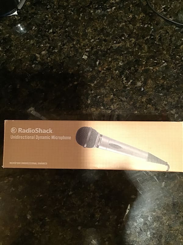 RadioShack Unidirectional Dynamic Microphone 2010s Gray / Reverb