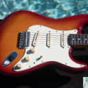 Fender  ST62-80TX 2012 LTD Cherry Sunburst - USA Texas Special Pickups Alder Body - Made In Japan