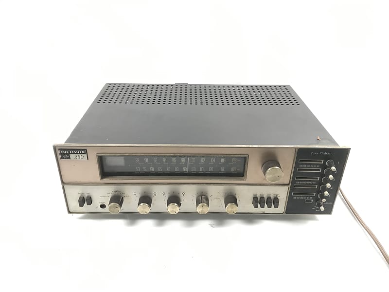 The Fisher 250-T Tune-O-Matic Stereo Receiver  			