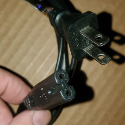 Clavia Nord lead waldorf 6 foot power cable ac cord figure 8 type 2023 - Black