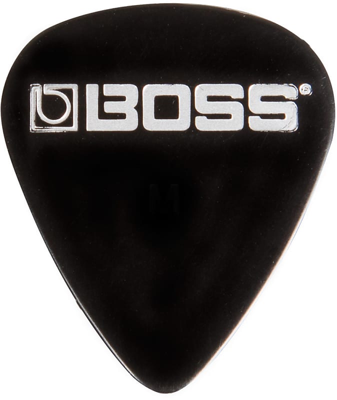Boss - BPK-12-BH - Celluloid Guitar Picks - Medium / Black - Pack of 12 image 1