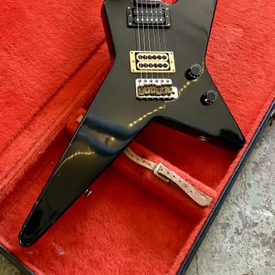 ESP Random Star c 1980's - Ebony original vintage MIJ Japan