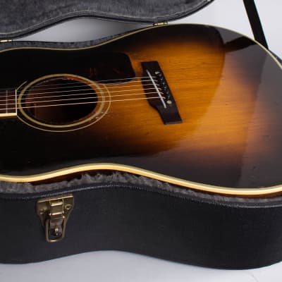 Gibson  SJ Southern Jumbo Flat Top Acoustic Guitar (1952), ser. #Z2778-8, black tolex hard shell case. image 12