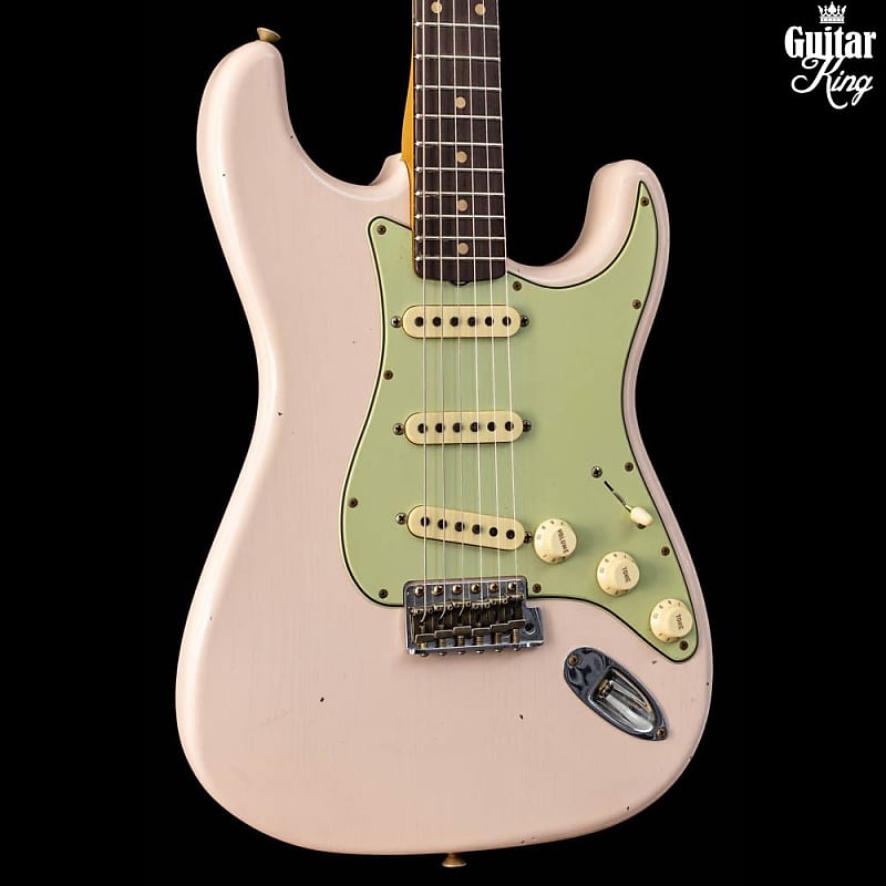 Reverb　Fender　Shop　Aged　Stratocaster,　60s　CS　Custom　SHP　Edition　Journeyman　Relic　Shell　Super　Limited　Faded　Pink　#134　LTD