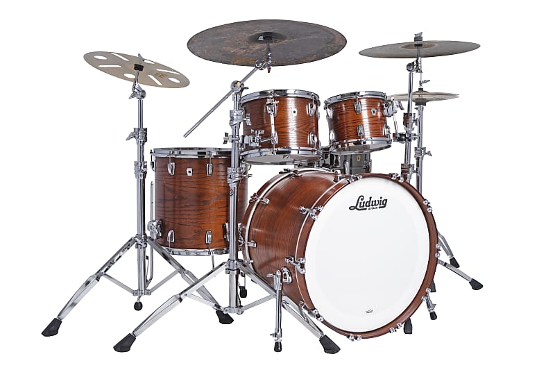 Ludwig Pre-Order Classic Oak Tennessee Whiskey Lacquer Mod Set  18x22_8x10_9x12_16x16 Drums Shell Pack Kit, Special Order, Authorized  Dealer