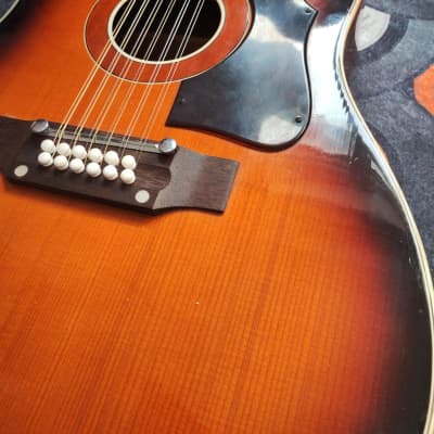 Arnold Hoyer 12 String Acoustic Guitar 1960s - Natural image 3