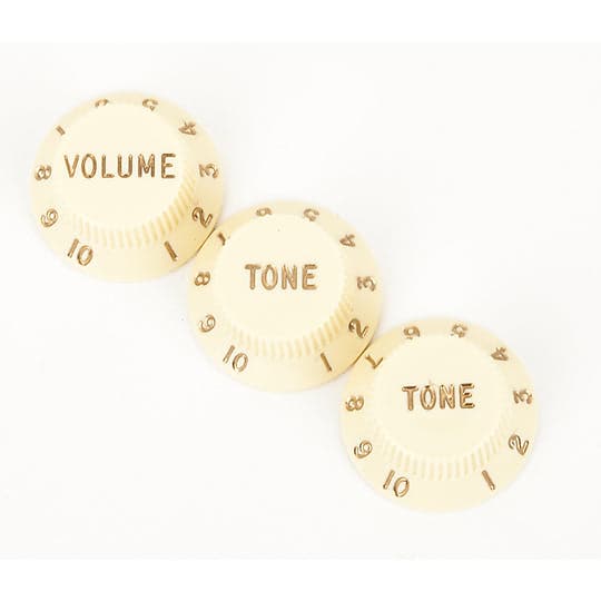 Fender Strat Knobs, Aged Reverb