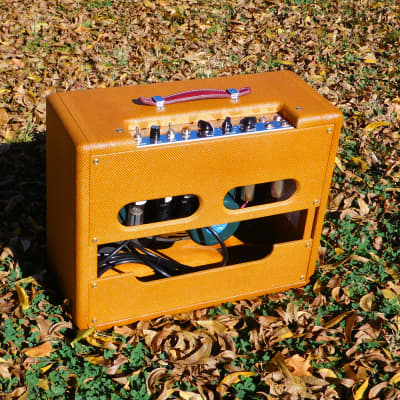 Carl's Custom Amps Classic Tweed Deluxe 5E3 Aged Tweed Video Demo! Best 5E3 Anywhere! image 3