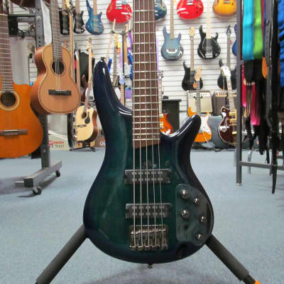 Ibanez Standard SR375E Bass Guitar - Sapphire Blue image 1