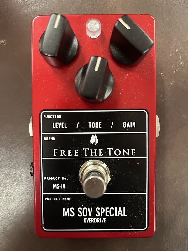[Early Serial #046] Matt Schofield Signature Free The Tone MS-1V MS SOV Special Overdrive image 1