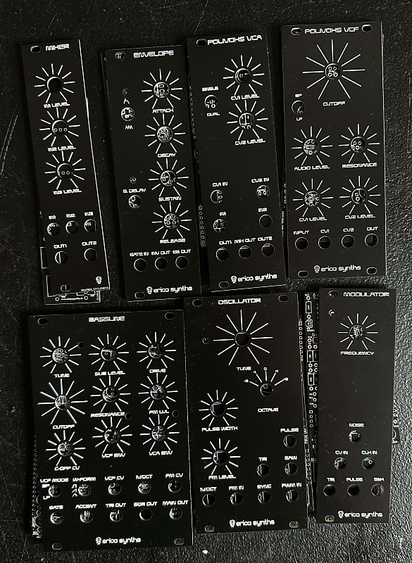 Erica Synths DIY Eurorack PCB / PANEL Bundle Reverb