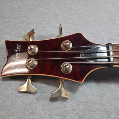 Schecter Damien Elite-4 Active 4-String Bass Crimson Red | Reverb
