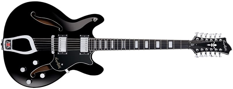 Hagstrom Viking Dlx 12 Blk image 1