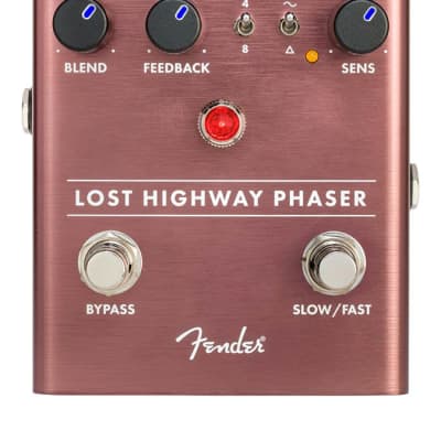 Reverb.com listing, price, conditions, and images for fender-lost-highway-phaser-pedal