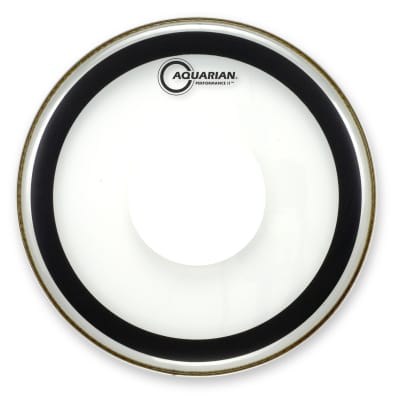 Aquarian - PFPD22 - 22" Performance II Clear Bass Drum With Power Dot image 1