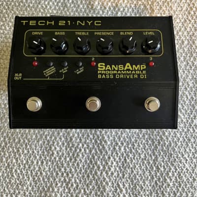 Tech 21 Sansamp Programmable Bass Driver | Reverb