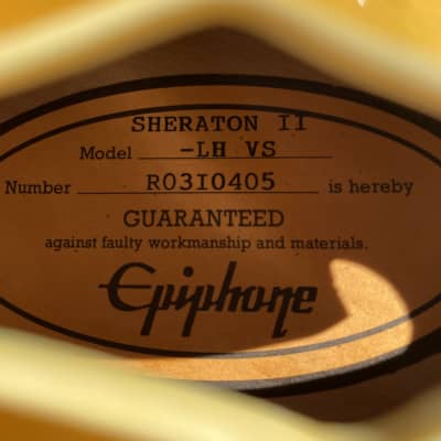 Epiphone Sheraton II 2003 - Vintage Sunburst image 8