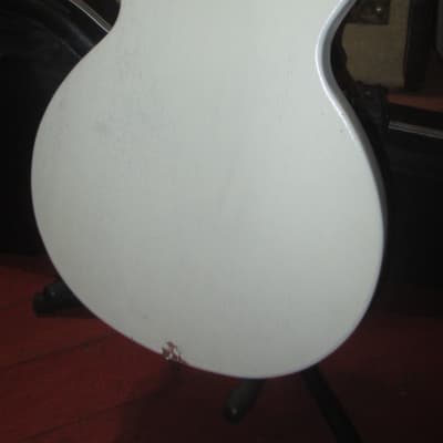 2007 Gibson Melody Maker Double Faded White w Heavy Duty SKB Hard Case image 6
