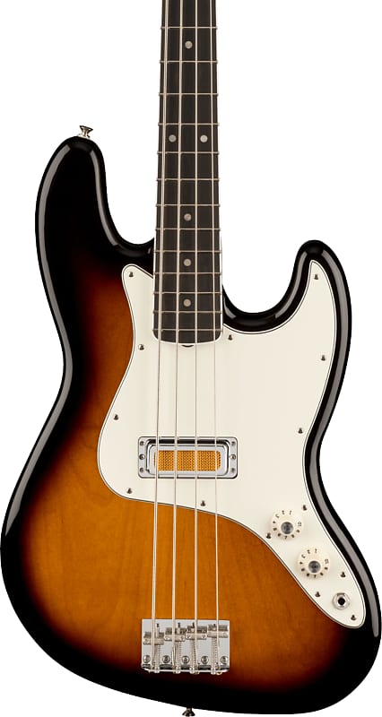 Fender Gold Foil Jazz Bass 4-String Bass Guitar, Ebony Fingerboard, 2-Color Sunburst image 1