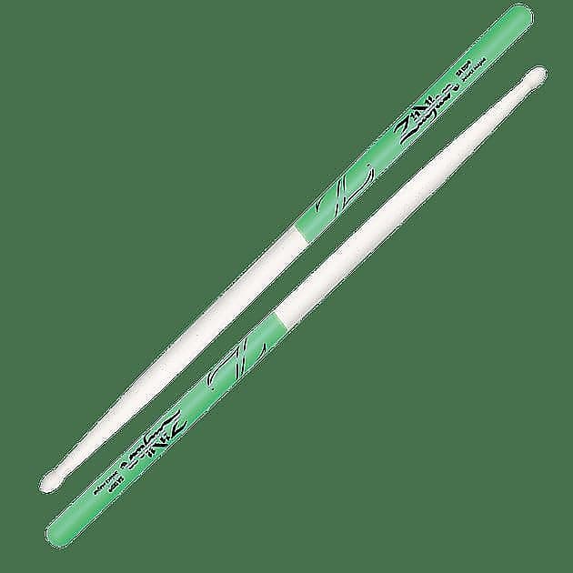 Zildjian Z5AMDG 5A Maple Green DIP (Pair) Drum Sticks image 1