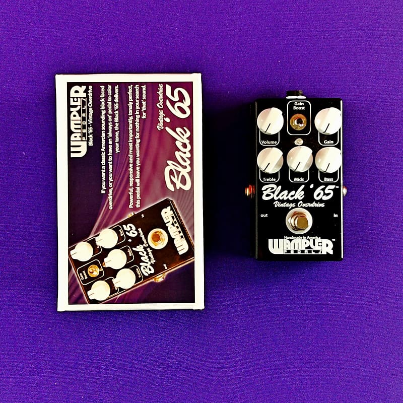 USED] Wampler Black '65 Overdrive | Reverb