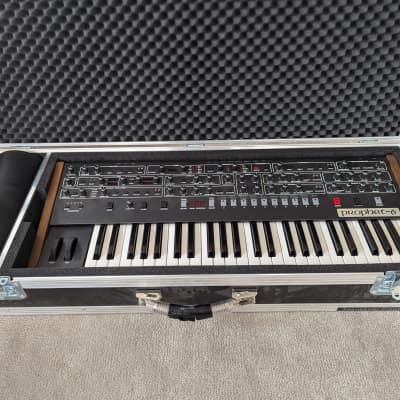 Sequential Prophet-6 49-Key 6-Voice Polyphonic Synthesizer 2018 - 2020 - Black with Wood Sides