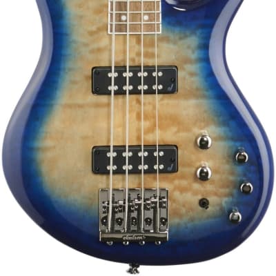Jackson JS Series Spectra JS3Q Electric Bass, Amber Blue Burst image 2