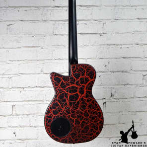 Danelectro 56 U2 Black and Red Crackle | Reverb