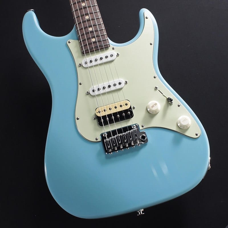 Suhr Guitars JE-Line Standard Alder with Asatobucker (Daphne Blue/Rosewood)#71948 image 1