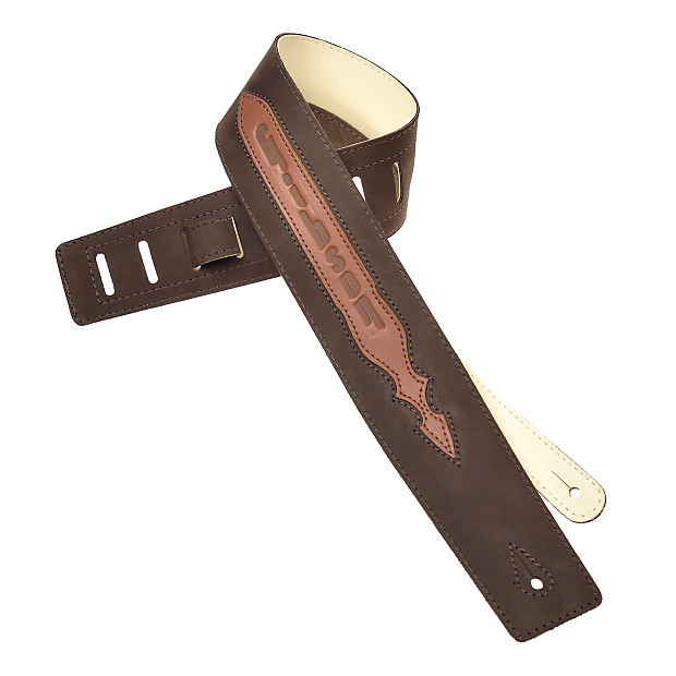 Gibson Strap Brushed Leather Brown Cognac Reverb