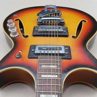 Argus Unknown Model Vintage Archtop Electric Guitar image 5