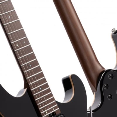 Cort G300PROBK G300 Pro Series Double Cutaway Solid Maple Top Roasted Maple Neck 6-String Electric Guitar image 6