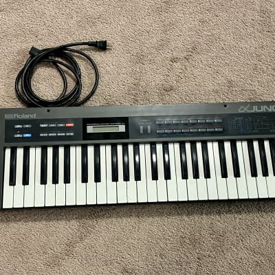 Roland Alpha Juno-1 49-Key Programmable Polyphonic Synthesizer 1985 - 1988 - Black