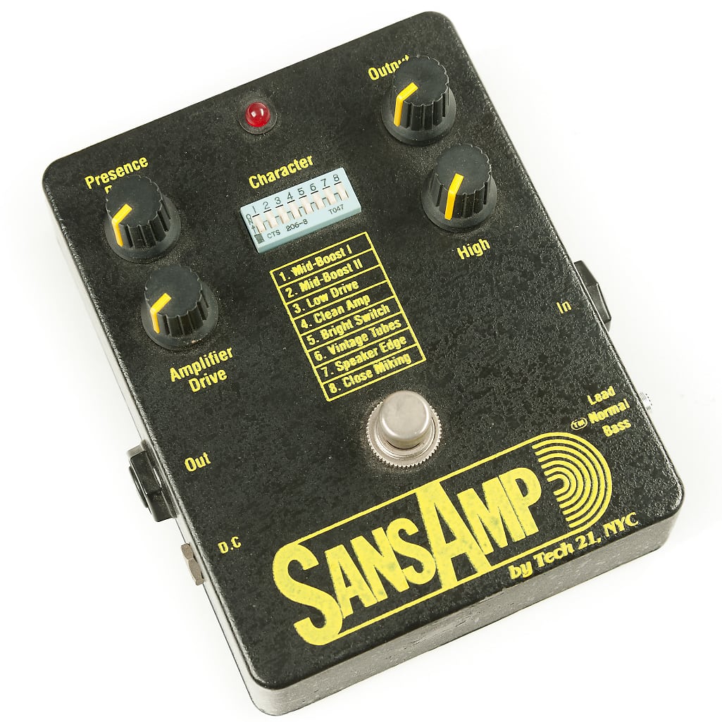 2024高品質SANSAMP Classic TECH21 プリアンプ ギター