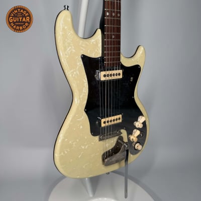 Isana solidbody guitar 1960s - pearloid vinyl for sale
