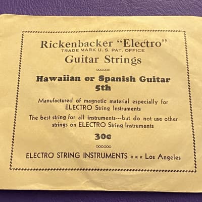 Vintage Rickenbacker Electro LA String Instruments Spanish Guitar String NOS image 2