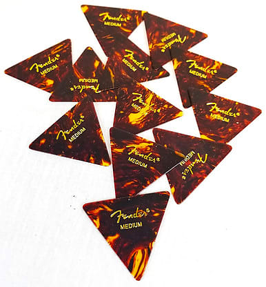 Fender Pack of 12 Classic Celluloid Medium 355 Shape Large