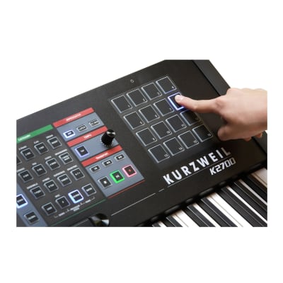 Kurzweil K2700 88-Key Synthesizer Workstation with Powerful FX Engine, Italian Hammer-Action Keyboard, Widescreen Color Display image 13