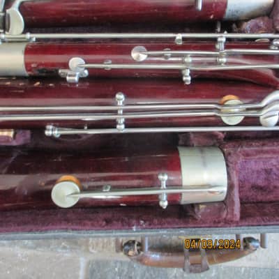 Conn brand Wood Bassoon with case. with case image 9