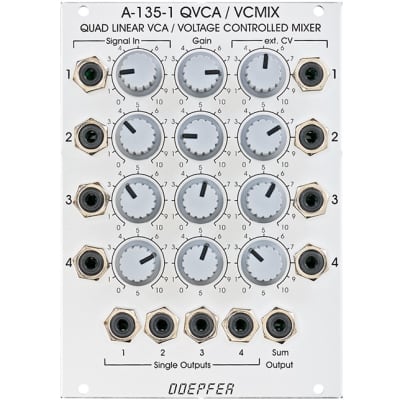 Doepfer - A-135-1: Voltage Controlled Mixer / Quad VCA image 1
