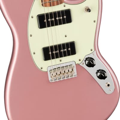 Fender Player Mustang 90 Electric Guitar Pau Ferro FB, Burgundy Mist Metallic image 2