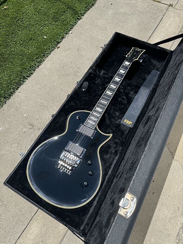 ESP Standard Eclipse-II – Black Gloss with Floyd Rose | Reverb