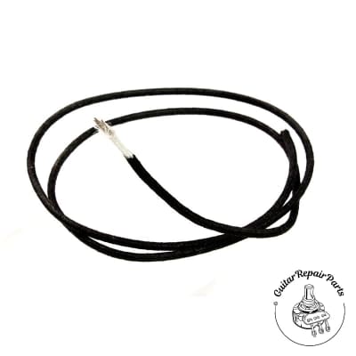 Cloth Push-Back Hookup Wire, Stranded, 22AWG (1' ft) - Black