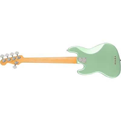 Fender American Professional II Jazz Bass® V, Maple Fingerboard, Mystic Surf Green image 2
